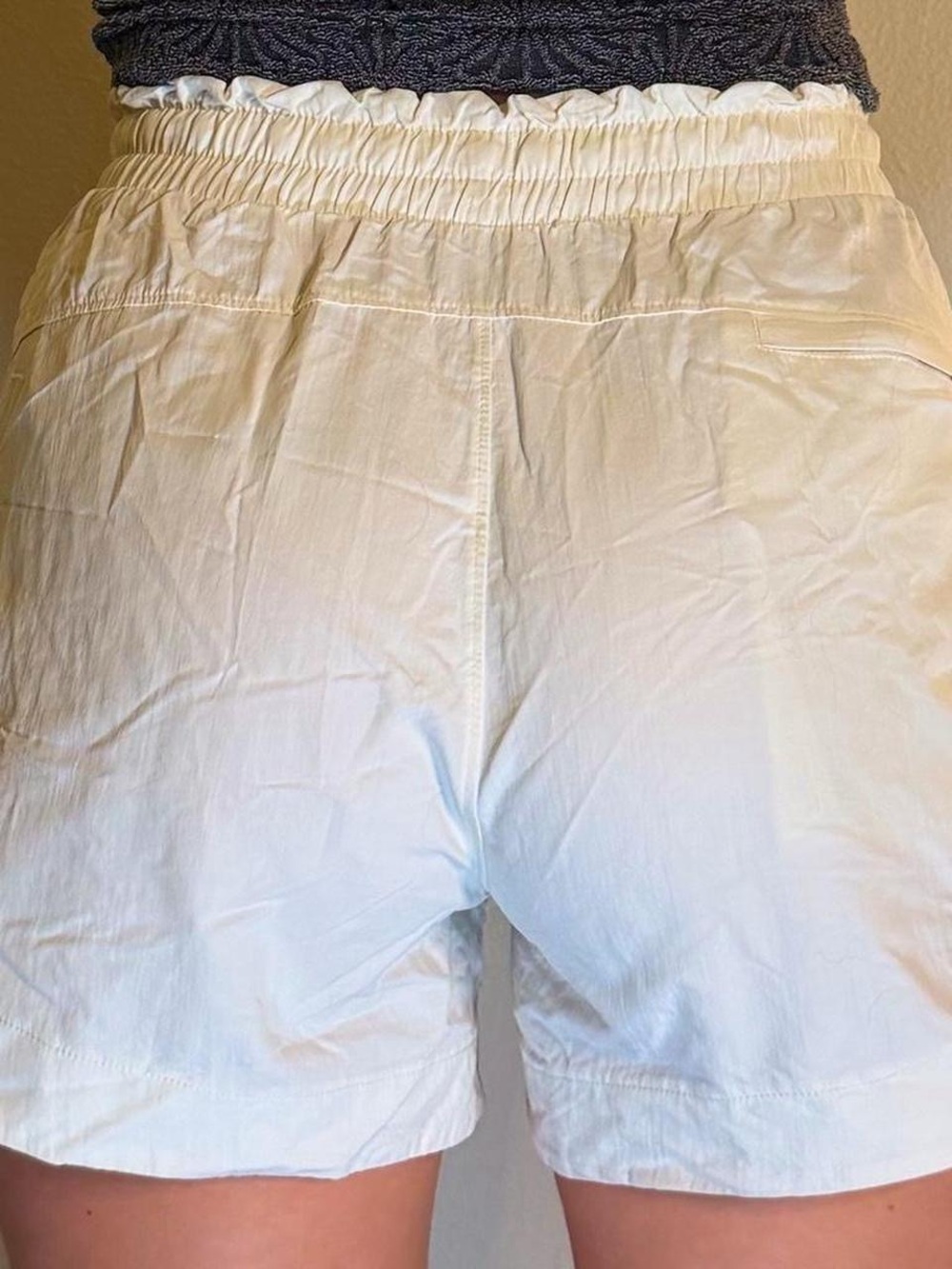 Target White Elastic Drawstring Athletic Shorts - Picture 2 of 2